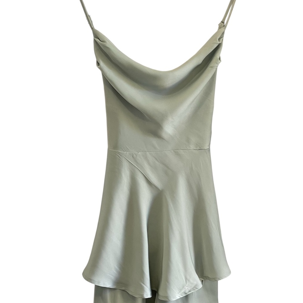 Altar'd State Sage Green Dress